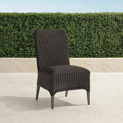 Frontgate Set Of 2 Beckham Dining Side Chairs. In Black