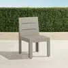 Frontgate Set Of 2 Boretto Aluminum Dining Side Chairs.