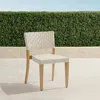 Frontgate Set Of 2 Caselle Bistro Chairs In Natural Teak