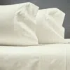 Frontgate Set Of 2 Channel Stitch Sateen Pillowcases In Gray
