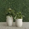 Frontgate Set Of 2 Corbyn Planters In White