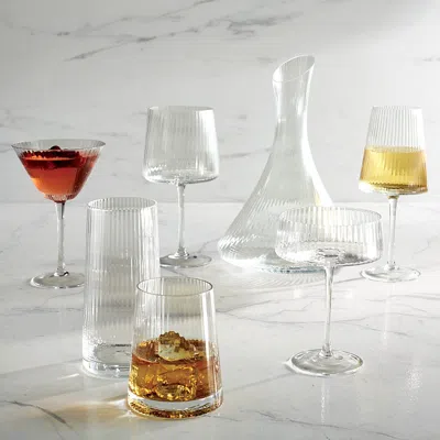 Frontgate Set Of 2 Empire Glasses In Smoke