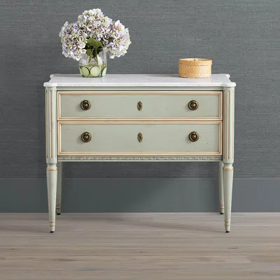 Frontgate Set Of 2 Etienne 38" Nightstand In Sand