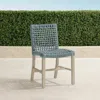 Frontgate Set Of 2 Isola Dining Side Chair In Harbor Blue