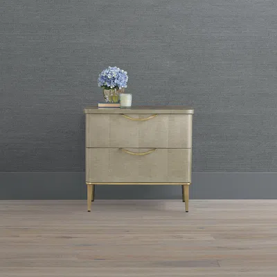 Frontgate Set Of 2 Kamila Nightstand In Gray