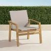 Frontgate Set Of 2 Newport Lounge Chairs In Natural Teak