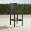 Frontgate Set Of 2 Palermo Backed Bar Stools In Bronze Finish