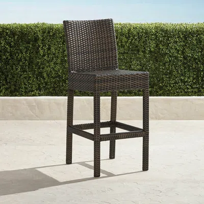 Frontgate Set Of 2 Palermo Backed Bar Stools In Bronze Finish