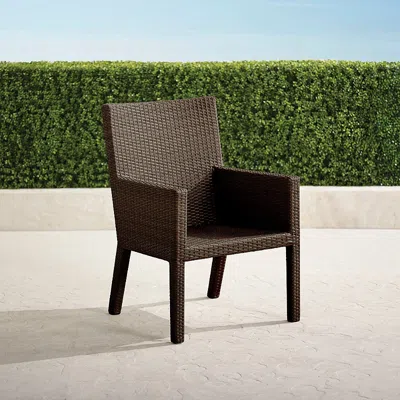 Frontgate Set Of 2 Palermo Dining Arm Chairs In Bronze Finish
