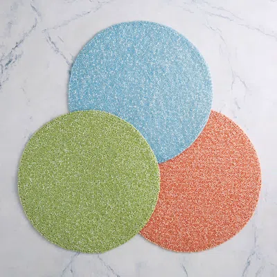 Frontgate Set Of 2 Reverie Placemats In Green