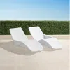 Frontgate Set Of 2 Seaspray Chaise Loungers
