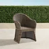 Frontgate Set Of 2 Terrace Park Dining Arm Chairs In Desert Wicker