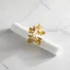 Frontgate Set Of 4 Bougainvillea Napkin Rings