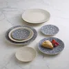 Frontgate Set Of 4 Mariel Dinnerware Collection In Blue