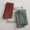 Frontgate Set Of 4 Reed Napkins In White