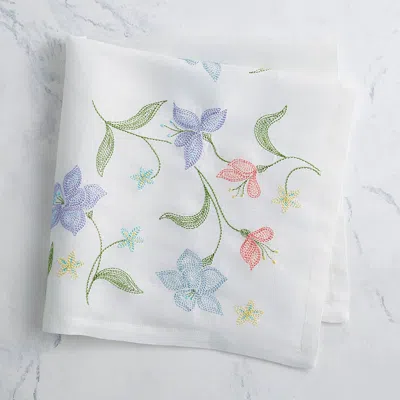 Frontgate Set Of 4 Virelle Floral Napkins In Multi