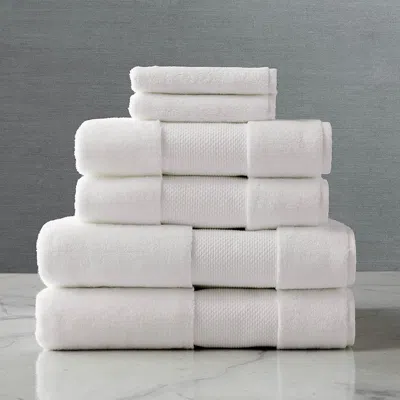 Frontgate Set Of 6 Bath Towels In White