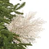 Frontgate Set Of 6 Glitter Pine Sprays In Neutral