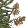 Frontgate Set Of 6 Glitter Pinecone Stems