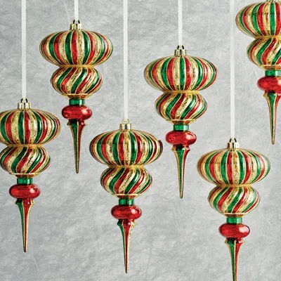 Frontgate Set Of 6 Indoor And Outdoor Finials