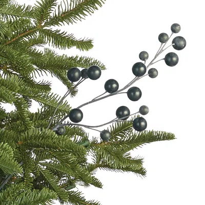 Frontgate Set Of 6 Organic Berry Stem In Blue