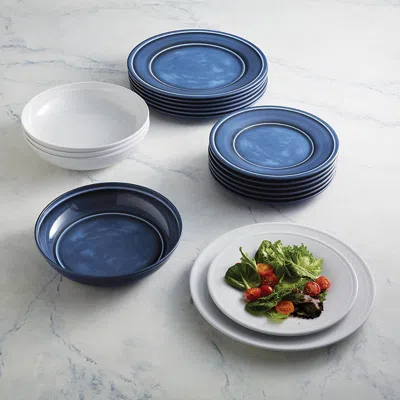 Frontgate Set Of 6 Sutton Melamine Dinnerware In White