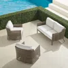 Frontgate Seton 3-pc. Loveseat Swivel Set