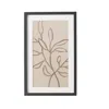 Frontgate Silhouetted Leaves Textile Wall Art