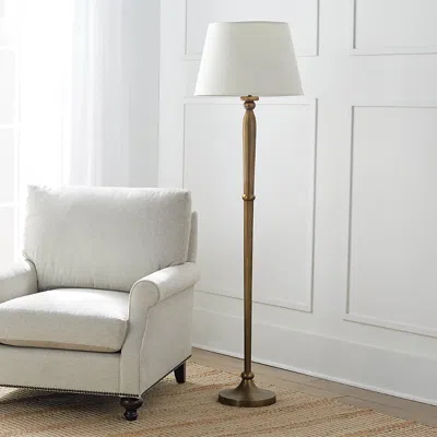 Frontgate Skylar Floor Lamp With Tapered Shade