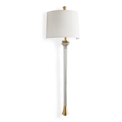 Frontgate Sloan Grande Wall Sconce In White