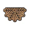 Frontgate Snowflake Door Mat In Brown