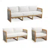 Frontgate Sorano Seating Replacement Cushions In White