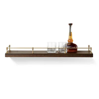 Frontgate Sorrento Wall Shelf In Brown
