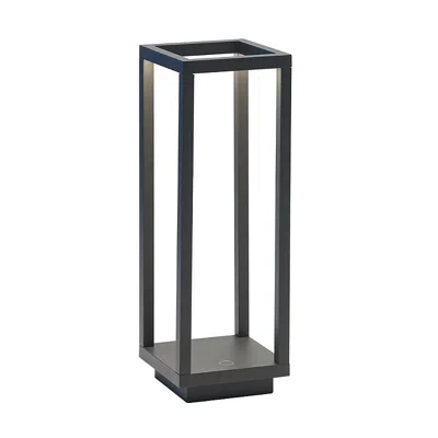 Frontgate Spencer Indoor/outdoor Cordless Rechargeable Led Lantern In White