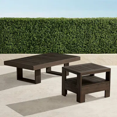 Frontgate St. Kitts Coffee & Side Tables In Kona Teak In Brown