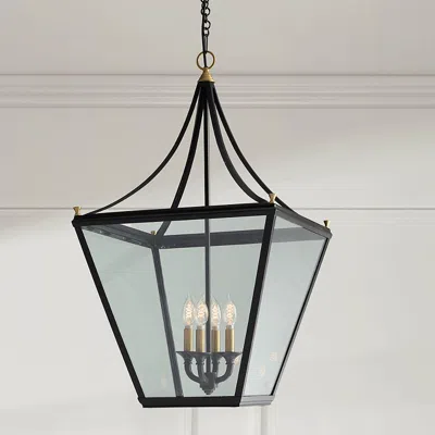 Frontgate Stewart Indoor/outdoor Chandelier In Black