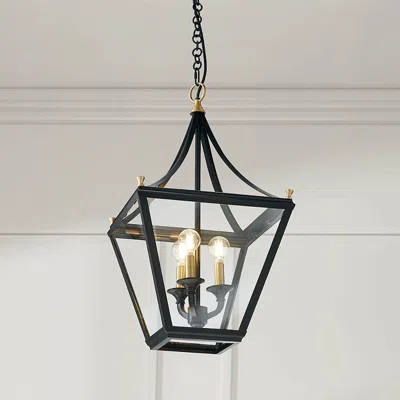Frontgate Stewart Indoor/outdoor Pendant In Black