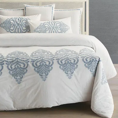 Frontgate Stowe Embroidered Bedding Collection In White