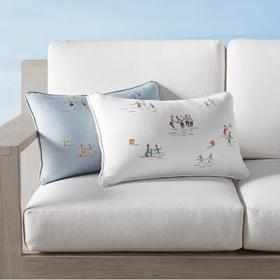 Frontgate Summer Bliss Indoor/outdoor Pillow In Brown