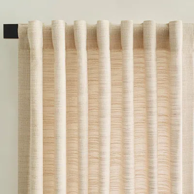 Frontgate Sunbrella Tulare Curtain Panel In Gravel