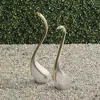 Frontgate Swan Sculptures