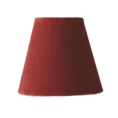 Frontgate Tapered Chandelier & Sconce Shade In Velvet Clay