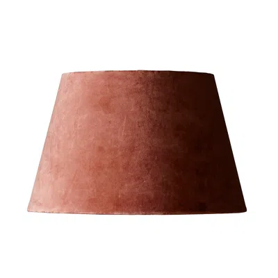 Frontgate Tapered Table Lamp Shade In Clay Velvet