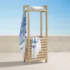 Frontgate Teak Pool Storage