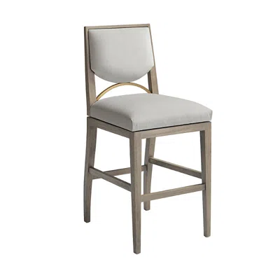 Frontgate Tessa Swivel Bar & Counter Stool In Dove Velvet,canyon Gray Counter Stool