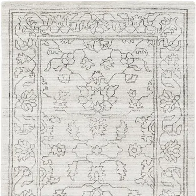 Frontgate Tia Hand-knotted Rug In Blue