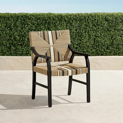 Frontgate Torano Dining Arm Chair In Neutral