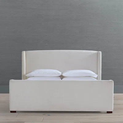 Frontgate Upholstered Bed In White