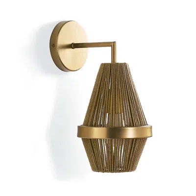 Frontgate Valeria Jute Wall Sconce