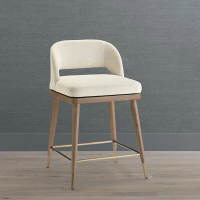 Frontgate Vayda Swivel Counter Stool